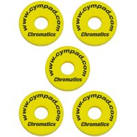 Cympads Chromatics Cellular Foam Cymbal Washers (5-Pieces) Yellow