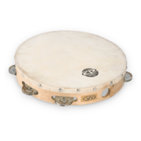 LP Percussion CP Wood Head Single Row 10" Tambourine