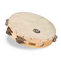 CP By LP Percussion 10" Tambourine w/ Head Double Row