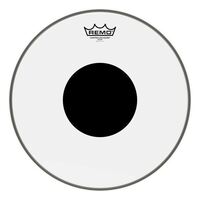 Remo CS-1320-10 Controlled Sound Bass Drum Head Skin 20 inch Clear With Black Dot