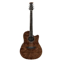 Ovation CS24P-NBM Celebrity Standard Exotic Mid Depth Dark Nutmeg on Exotic Burled Maple Acoustic-Electric Guitar