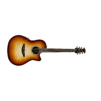 Ovation CS24X-7C Celebrity Standard Mid-depth Acoustic-Electric Guitar - Cognac Burst Natural Gloss