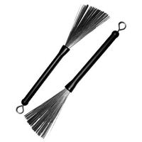 Percussion Plus Retractable Wire Drum Brushes (Pair)