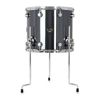 DW Performance 14x16 Inch Floor Tom - Chrome Shadow 