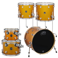 DW Performance Series Shell Pack - Gold Sparkle
