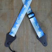Surf Printed Webbing Ukulele Strap