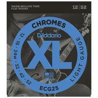 D'Addario ECG25 Chromes Light 12-52