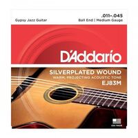 D'Addario EJ83M Gypsy Jazz Acoustic Guitar Strings 11-35