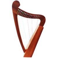 Opus 15-String Diatonic Wooden Harp in Natural Finish