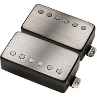 EMG 57/66 Active Humbucker Guitar Pickup Set Brushed Black Chrome