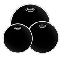 Evans ETP-CHR-R Black Chrome Tom Pack 10,12,16