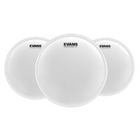 Evans UV1 Coated Fusion Tom Pack - 10" 12" 14"