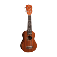 1880 EU100S Ukulele Co Soprano Ukulele with Solid Mahogany Top - Natural Satin
