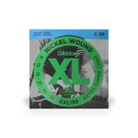 D'Addario EXL130 Nickel Wound Electric Guitar Strings, Extra Super Light, 8-38