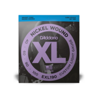 D'Addario EXL190 Nickel Wound Bass Guitar Strings, Custom Light, 40-100, Long Scale