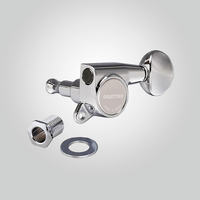 Gotoh G29LH Deluxe Acoustic/Electric Machine Heads 6-in-Line - Left Hand - Chrome
