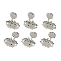 Gotoh SD90 3 A Side 15:1 Machine Heads Nickel Finish - Set Of 6