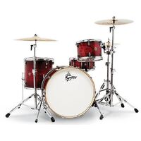 Gretsch Catalina Club Rock 4-Piece Drum Kit In Gloss Crimson Burst