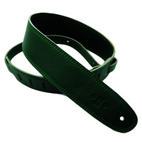 DSL GLG 3-Ply 2.5" Garment Leather Guitar Strap - Green