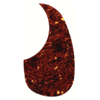 AMS GP686 Acoustic Guitar Scratch Plate Teardrop Style - Tortoise Shell