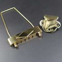 Eagle GP8289G Trapeze Style Tailpiece For Arch Top Guitar - Gold