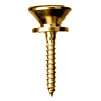 Eagle Guitar Strap Button / End Pin - Gold