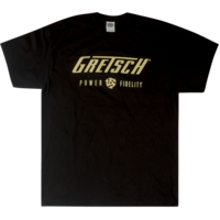 Gretsch® Power & Fidelity™ Logo T-Shirt - Black