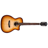 Guild OM-260CE Deluxe Burl Acoustic/Electric - Antique Sunburst