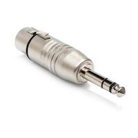 Hosa GXP143 XLR3F to 1/4 in TRS Adapter