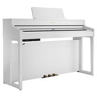 Roland HP702WH Digital Piano w/ Matching Bench - White