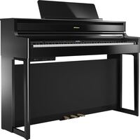 Roland HP704PE Digital Piano w/ Matching Bench - Polished Ebony