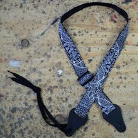 Colonial Leather Aboriginal Art Rag Ukulele Strap – Bush Coconut Dreaming