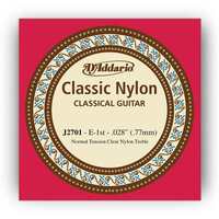 D'Addario J2701 Nylon Classical Guitar Single String Normal Tension 1st String - E