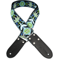 DSL Jacquard JAC20-FAIR-BLUE Blue/Black Weave Guitar Strap