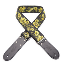 DSL JAC20 Jacquard Weaving Guitar Strap FG Yellow