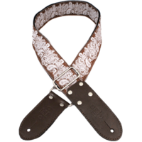 DSL JAC20 Jacquard Weaving Guitar Strap Brown