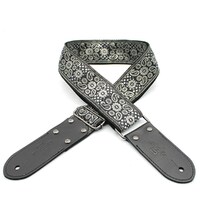 DSL JAC20 Jacquard Weaving Guitar Strap Silver