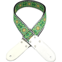 DSL Jacquard JAC20-SAL-GREEN Green/White Weave Strap