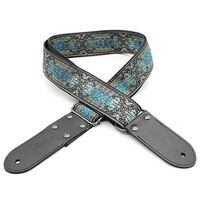 DSL JAC20-SHIRAZ-BLUE 2" Jacquard Weaving Guitar Strap