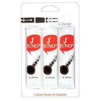 Juno JCR0115/3 Bb Clarinet Traditional Reeds Strength 1.5 Card of 3 Reeds