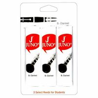 Juno JCR012/3 Bb Clarinet Traditional Reeds Strength 2 Card of 3 Reeds