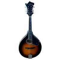 J Reynolds Deluxe A-Style Mandolin in Tobacco Sunburst Gloss with Florentine Headstock
