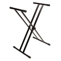 JamStands® Series Double Brace X-Style Keyboard Stand