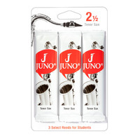 Juno JSR7125/3 Tenor Sax Traditional Reeds Strength 2.5 Card of 3 Reeds