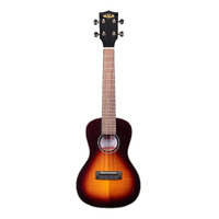 Kala Gloss Flame Maple Tobacco Burst Concert Ukulele