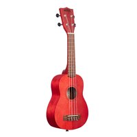 Kala KA-MRT-RED-S Meranti Soprano Ukulele Red