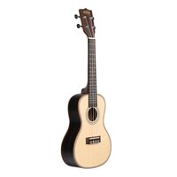 Kala KASSEBY-C Solid Spruce Top Striped Ebony Concert Ukulele