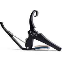 Kyser KG12BA 12 String Quick-Change Acoustic Guitar Capo - Black