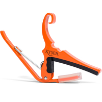 Kyser KG6OA Quick-Change Acoustic Guitar Capo - Orange Blaze Finish