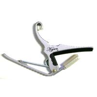 Kyser Capo Kg6S Silver Clip-On For Curved Fingerboard 6-String Guitar